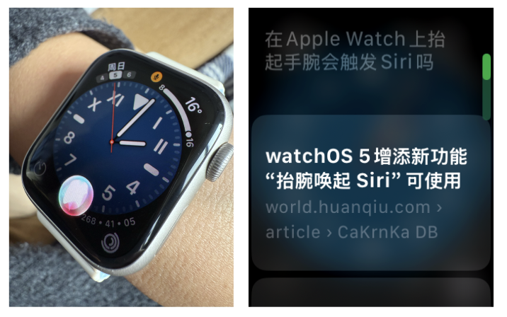 Apple Watch 上很容易被忽視的「抬腕喚醒 Siri」功能｜圖源：作者供圖